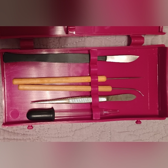 Vintage Adams-Clay dissecting set with biocase- in original box - Picture 6 of 8